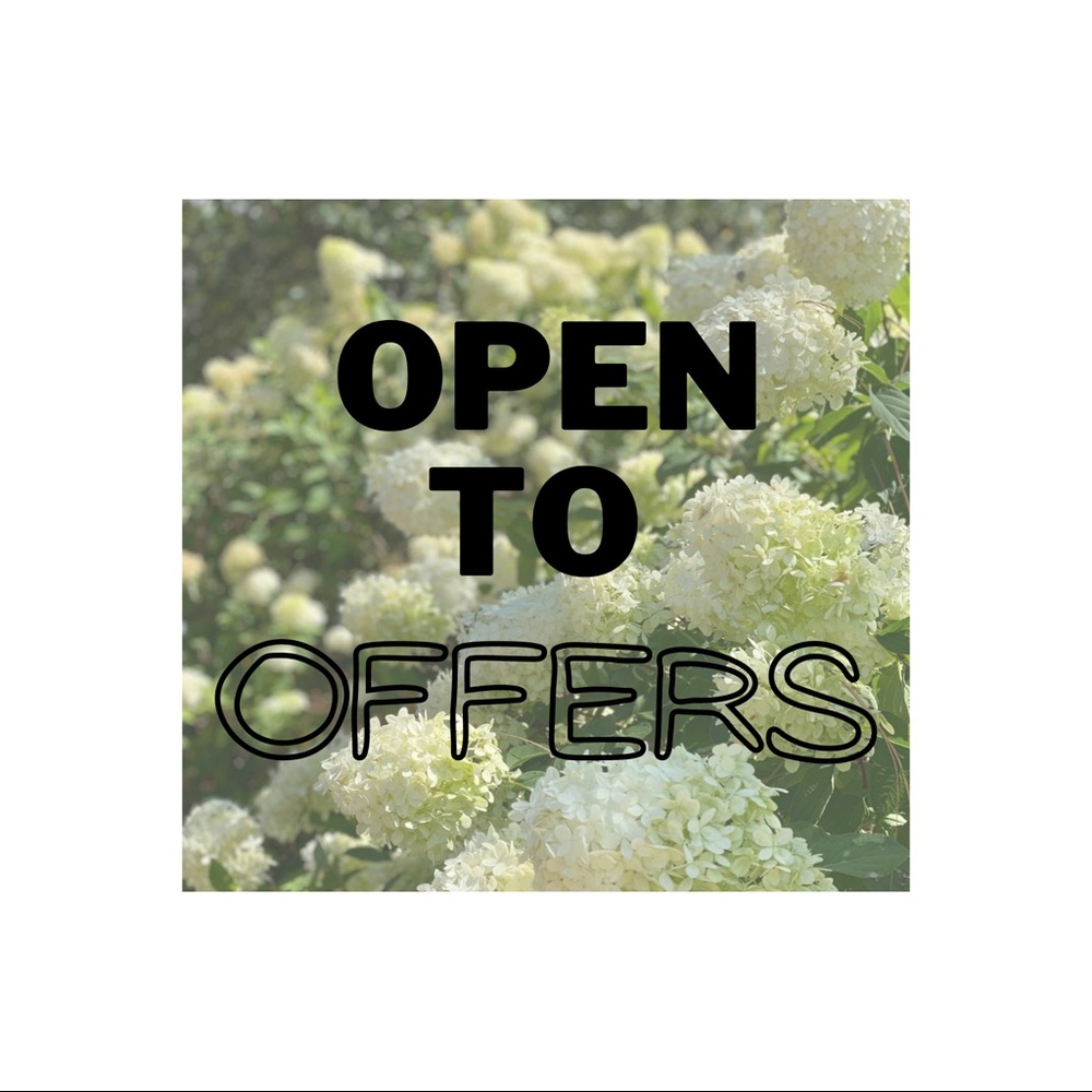 Open to all offers!